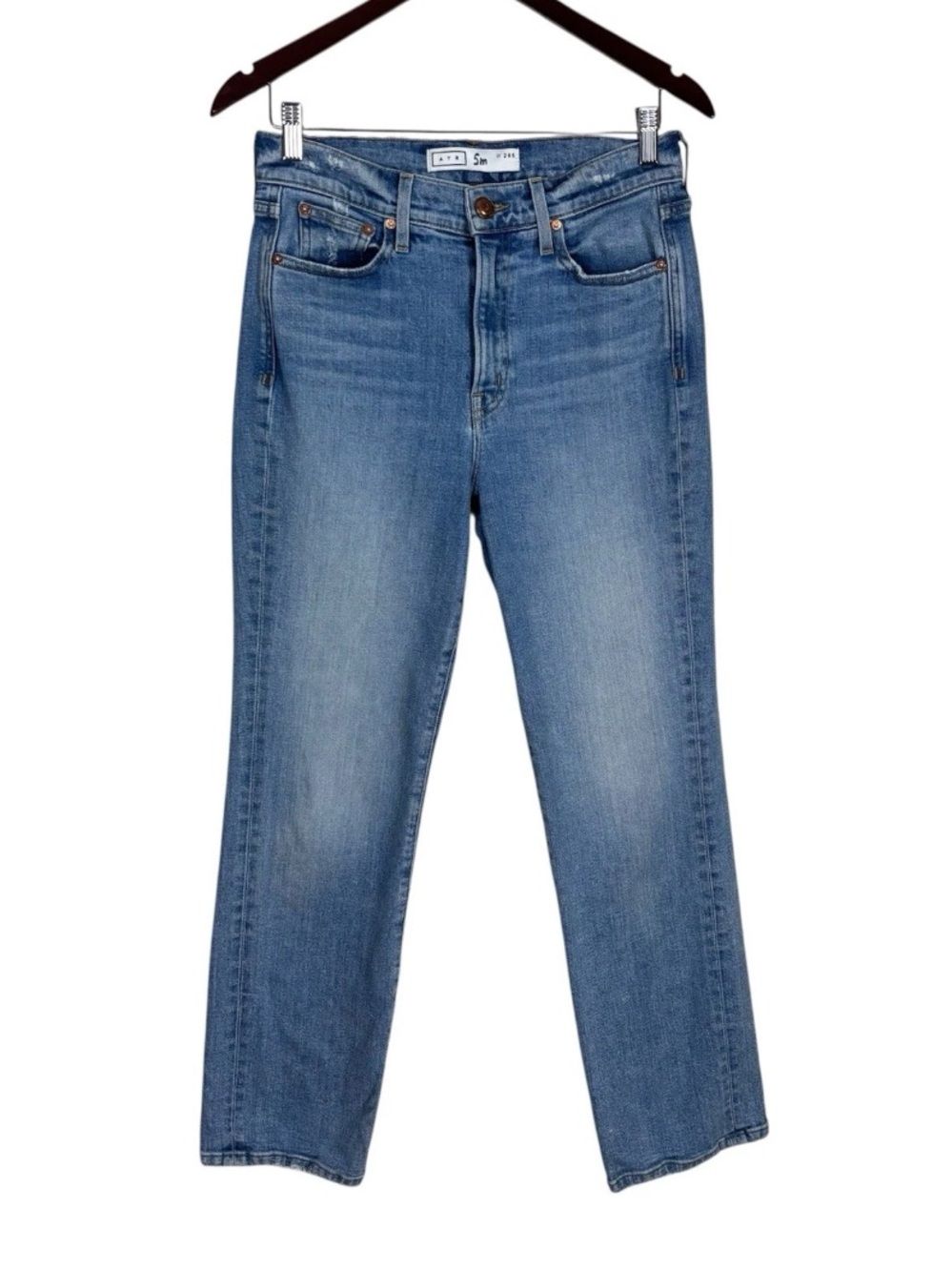 AYR The Sugar Jeans Women’s Size 28S Medium Wash Straight Leg Denim